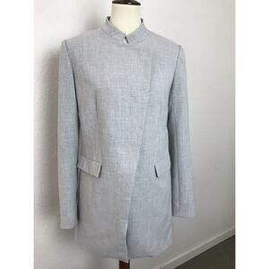 Amaryllis Jacket Asymmetrical High Collar